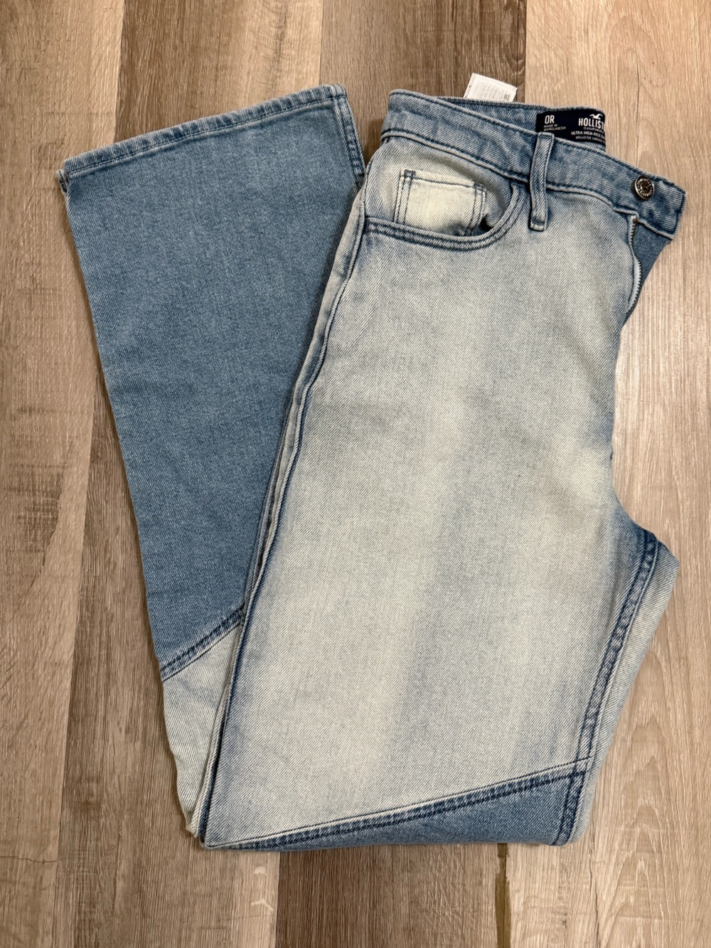 Light Blue Women's Hollister high rise dad jean